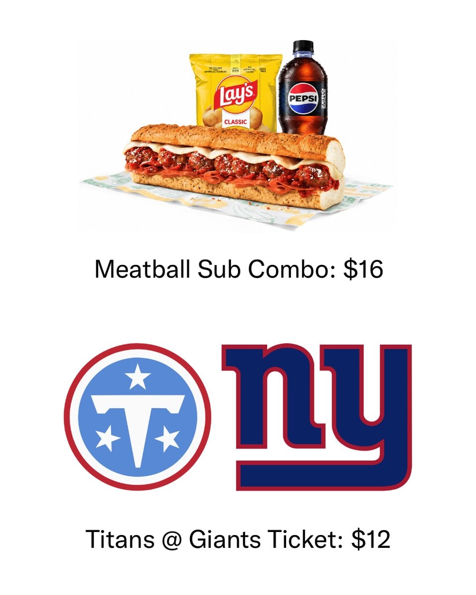 Food combo and sports ticket offer