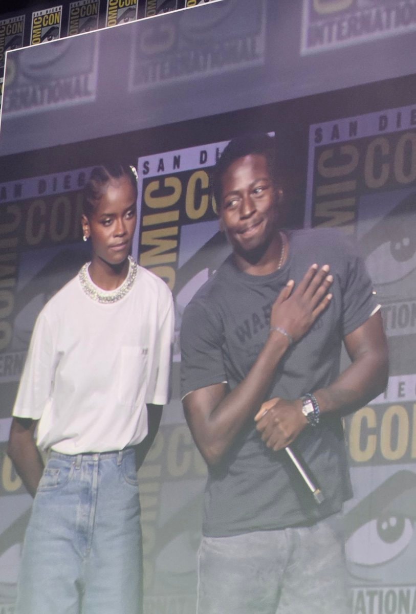 David Jonsson Letitia Wright Black Panther 3 SDCC (photo 1 of 2)
