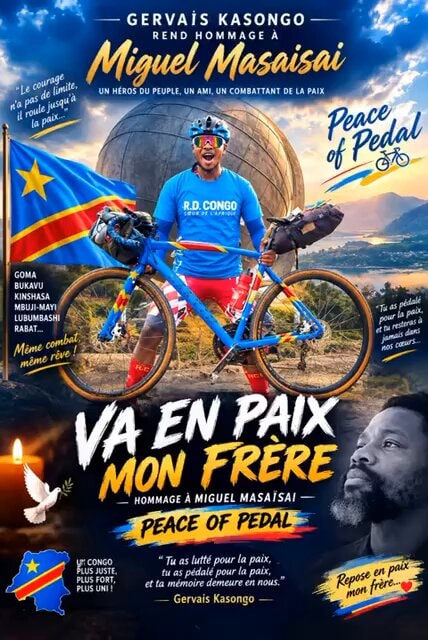 Miguel Masaisai Pedal for Peace tribute