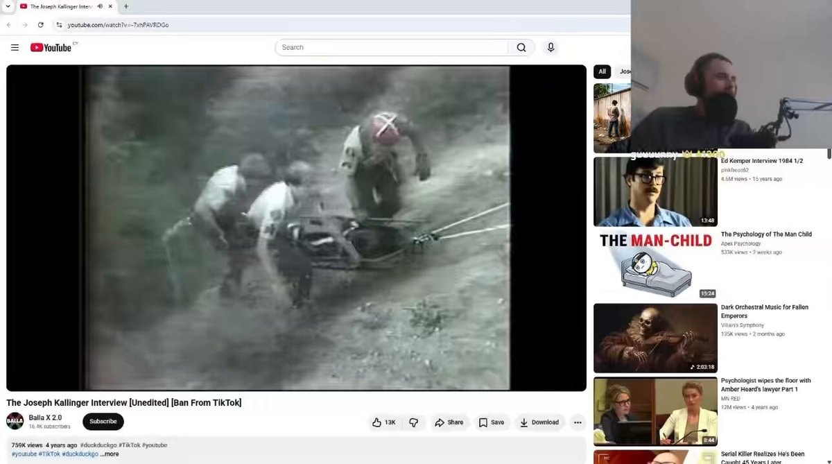 Forsen landlord serial killer video