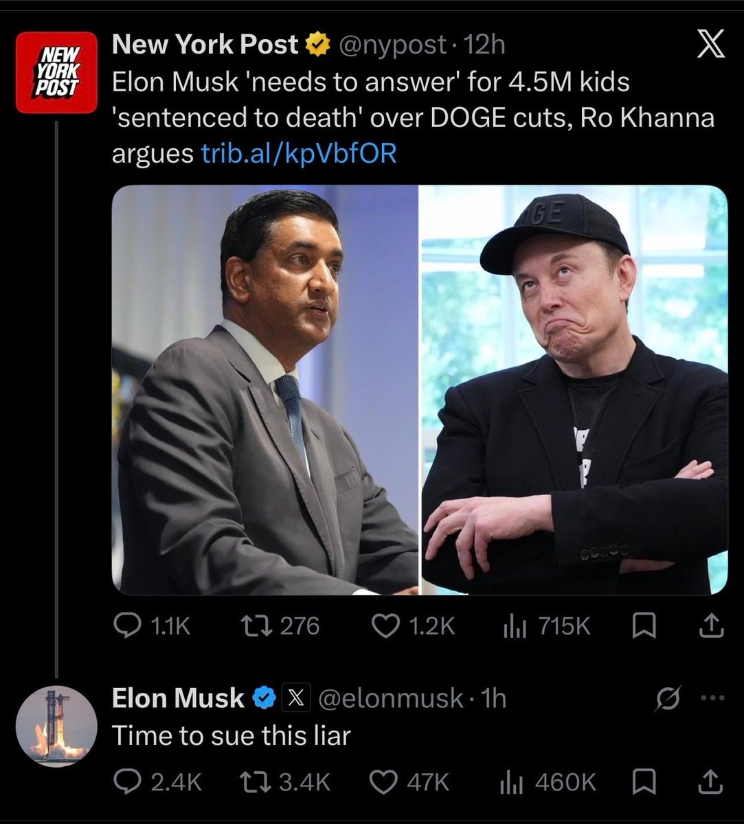 Elon Musk vs Ro Khanna lawsuit (photo 1 of 3)