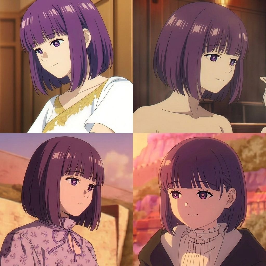 Fern with short hair