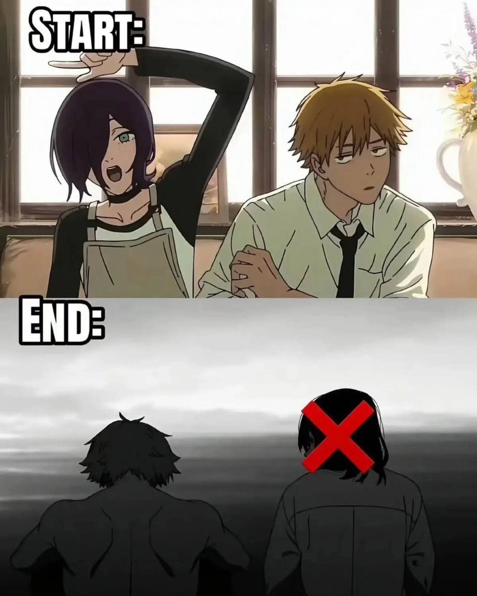 anime start and end comparison