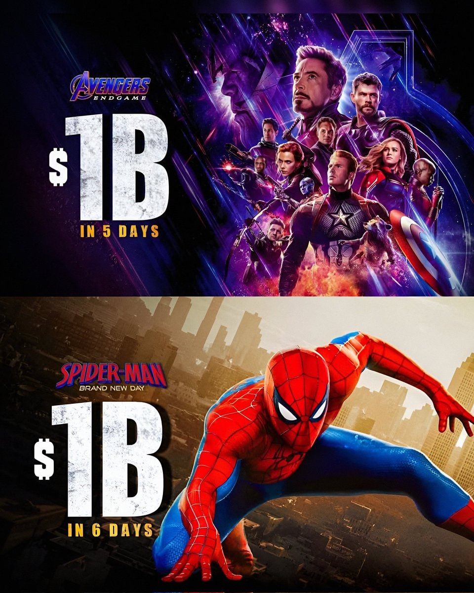 Spider-Man Brand New Day $1B box office