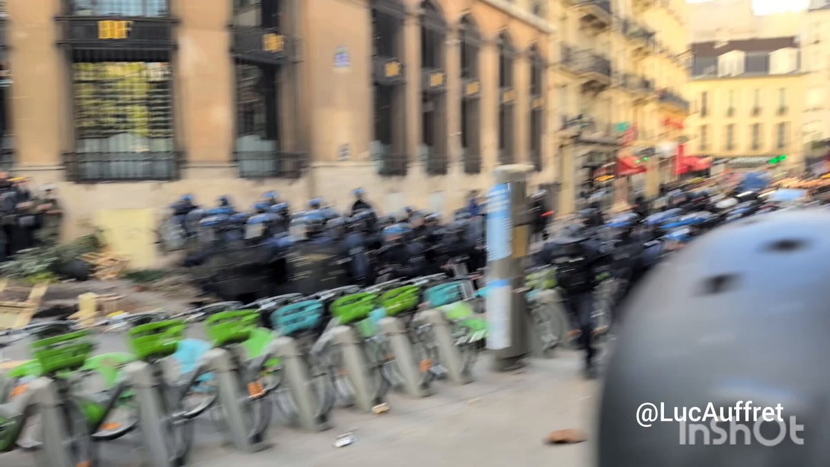 French police far-left rioters