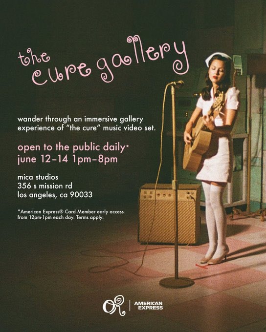 Olivia Rodrigo the cure gallery Los Angeles (photo 2 of 2)