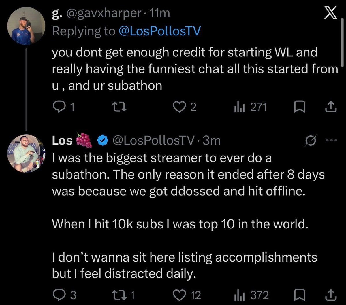 LosPollosTV Complex 25 Best Streamers rant (photo 3 of 3)