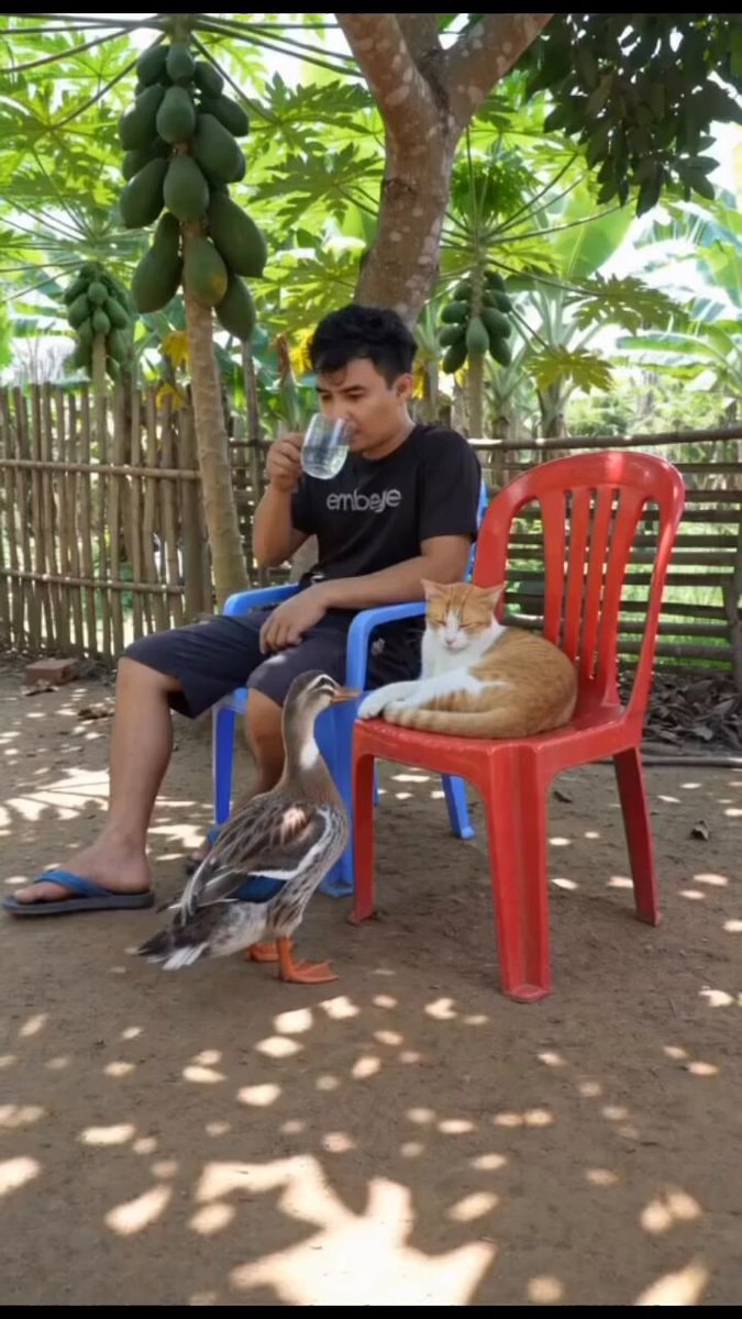cat snatched from chair