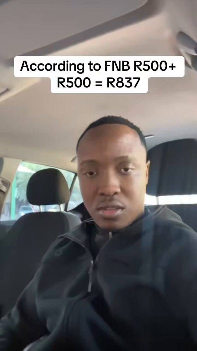 FNB R837 balance three months