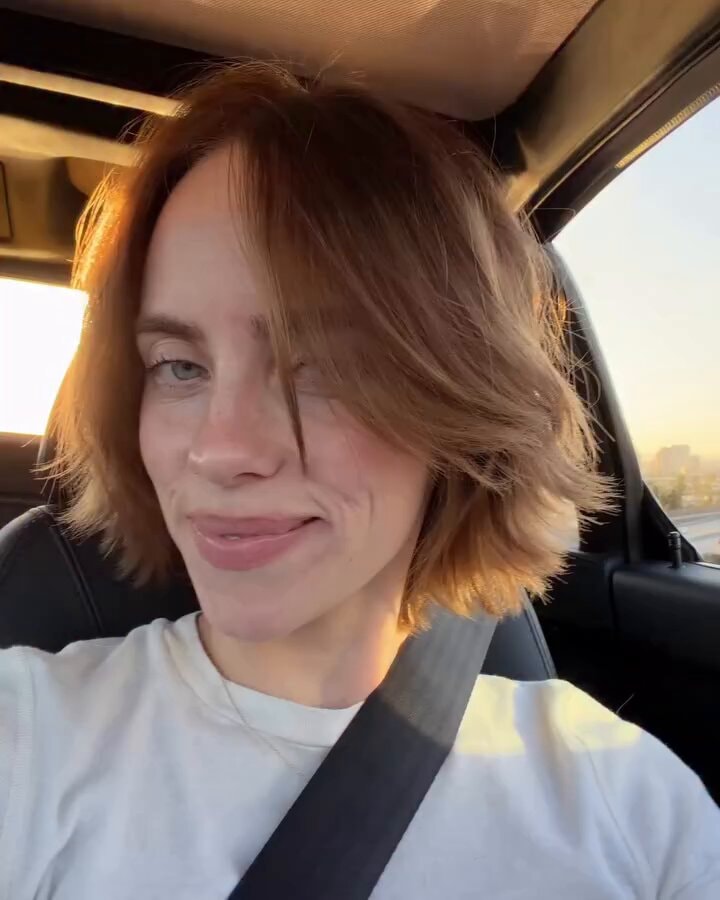 Billie Eilish new haircut