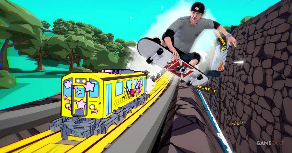 Skateboard-train hybrid indie game