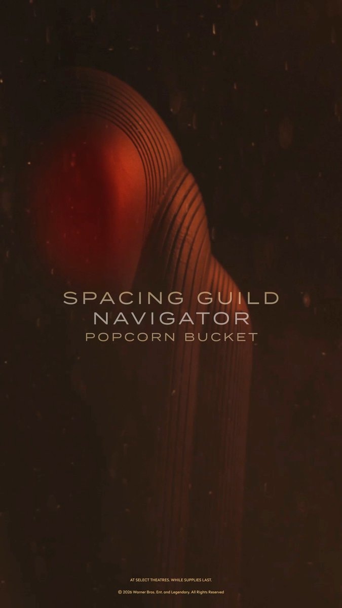 Dune Part Three Spacing Guild Navigator popcorn bucket