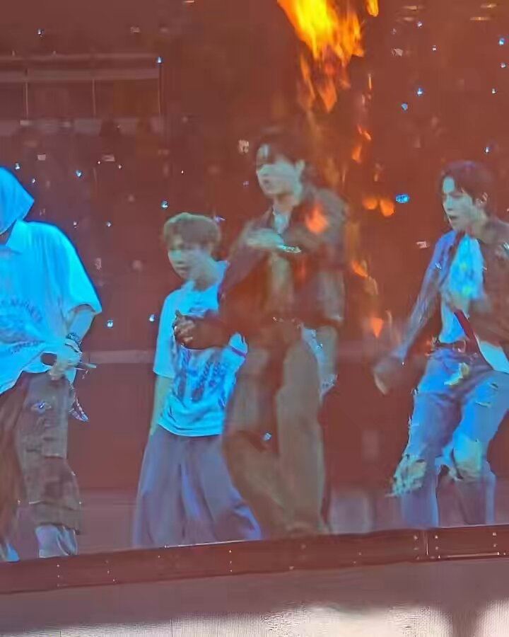 Five-member group stage performance