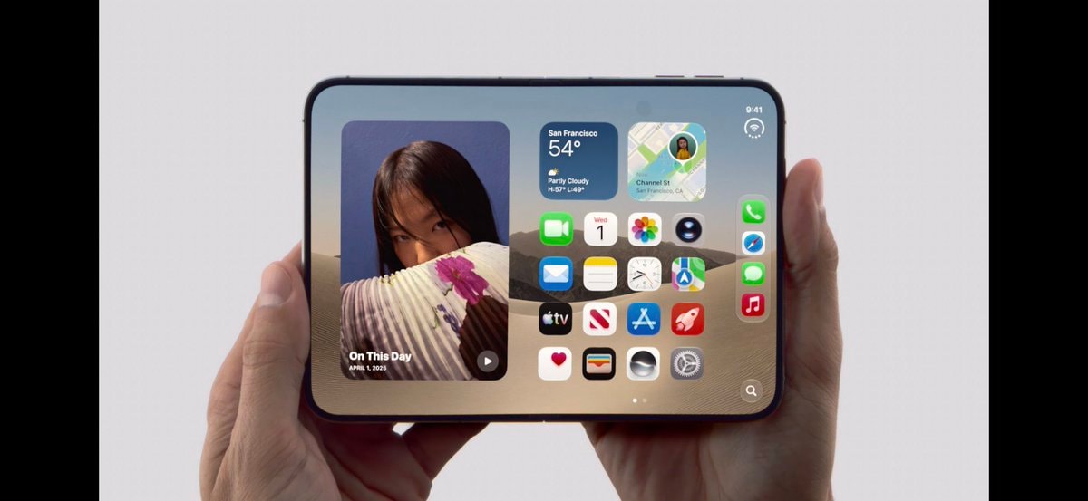 Apple first foldable phone (photo 2 of 2)
