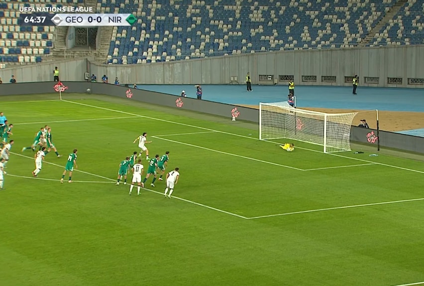 Kvaratskhelia Georgia penalty miss Kvaratskhelia Georgia penalty miss