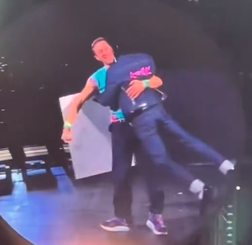 Jin and Chris Martin from one year ago (photo 2 of 2)