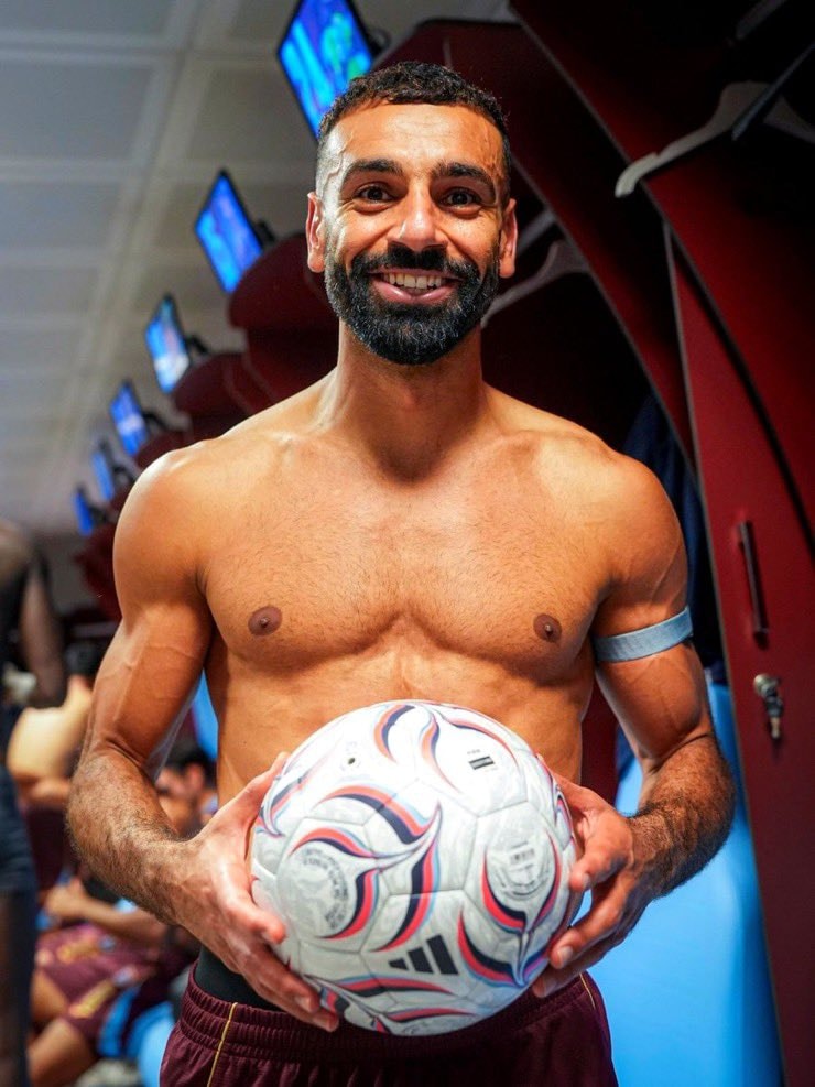 Mohamed Salah hat-trick match ball Mohamed Salah hat-trick match ball