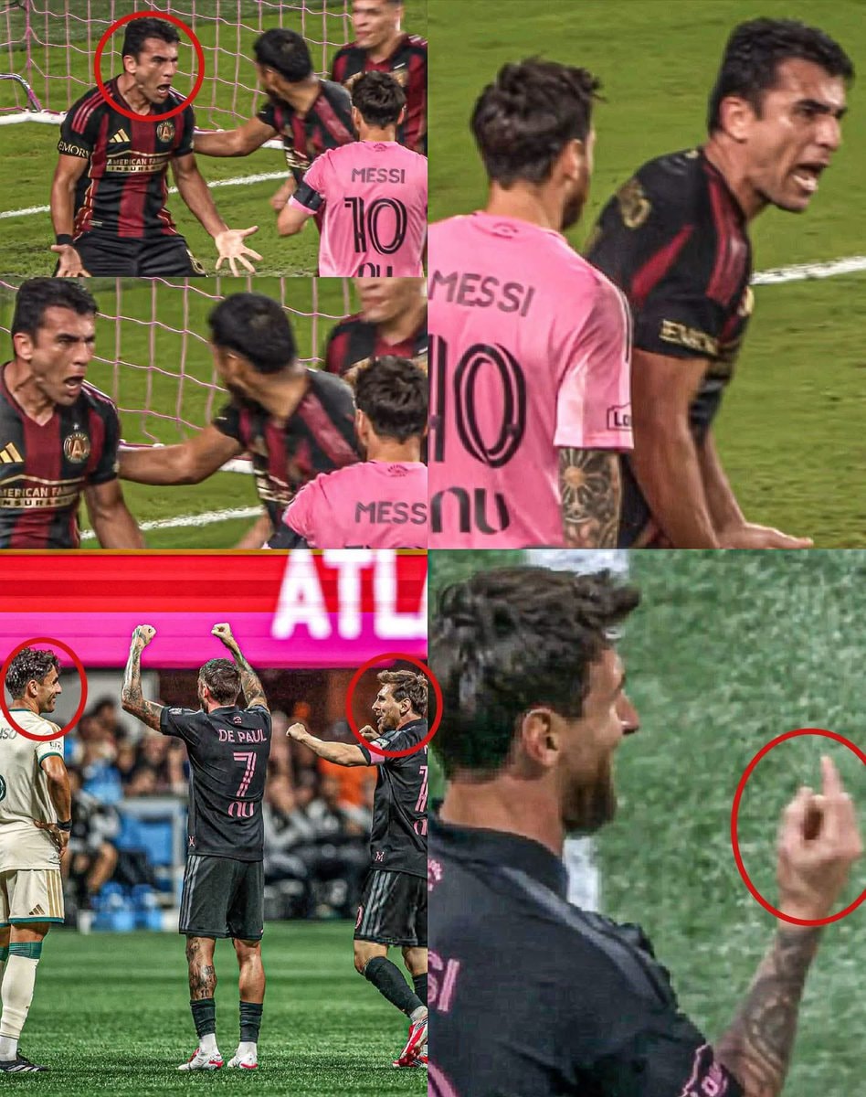 Messi vs Junior Alonso confrontation