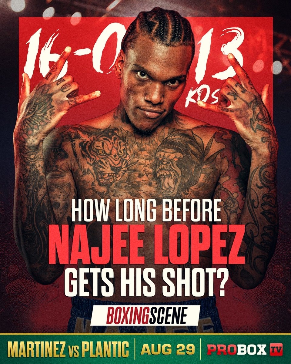 Najee Lopez light-heavyweight rankings