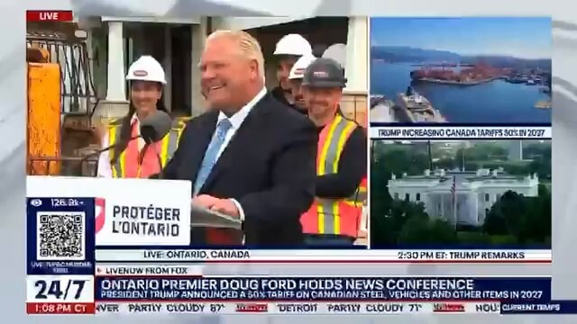 Doug Ford PROTÉGER L'ONTARIO presser
