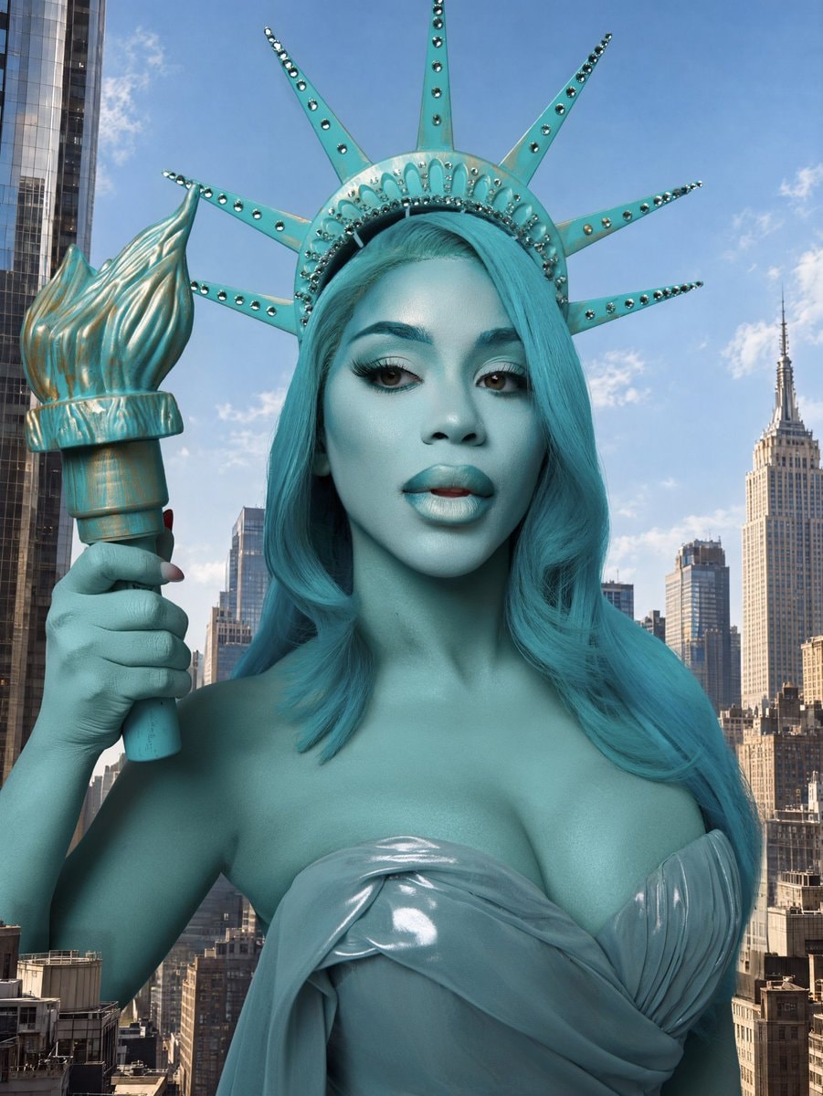 Amaya Statue of Liberty Halloween