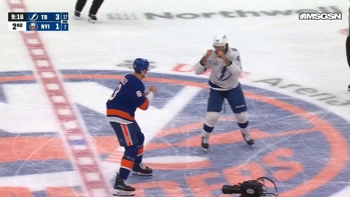 Hockey fight Jamie opinion