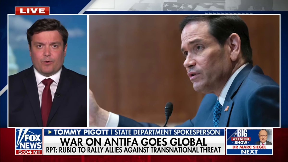 Marco Rubio Antifa crackdown