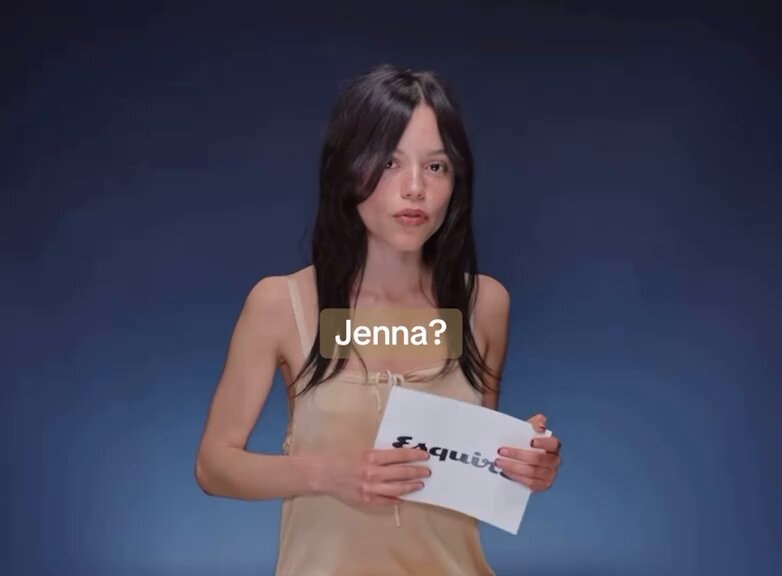 Jenna Ortega Esquire moment
