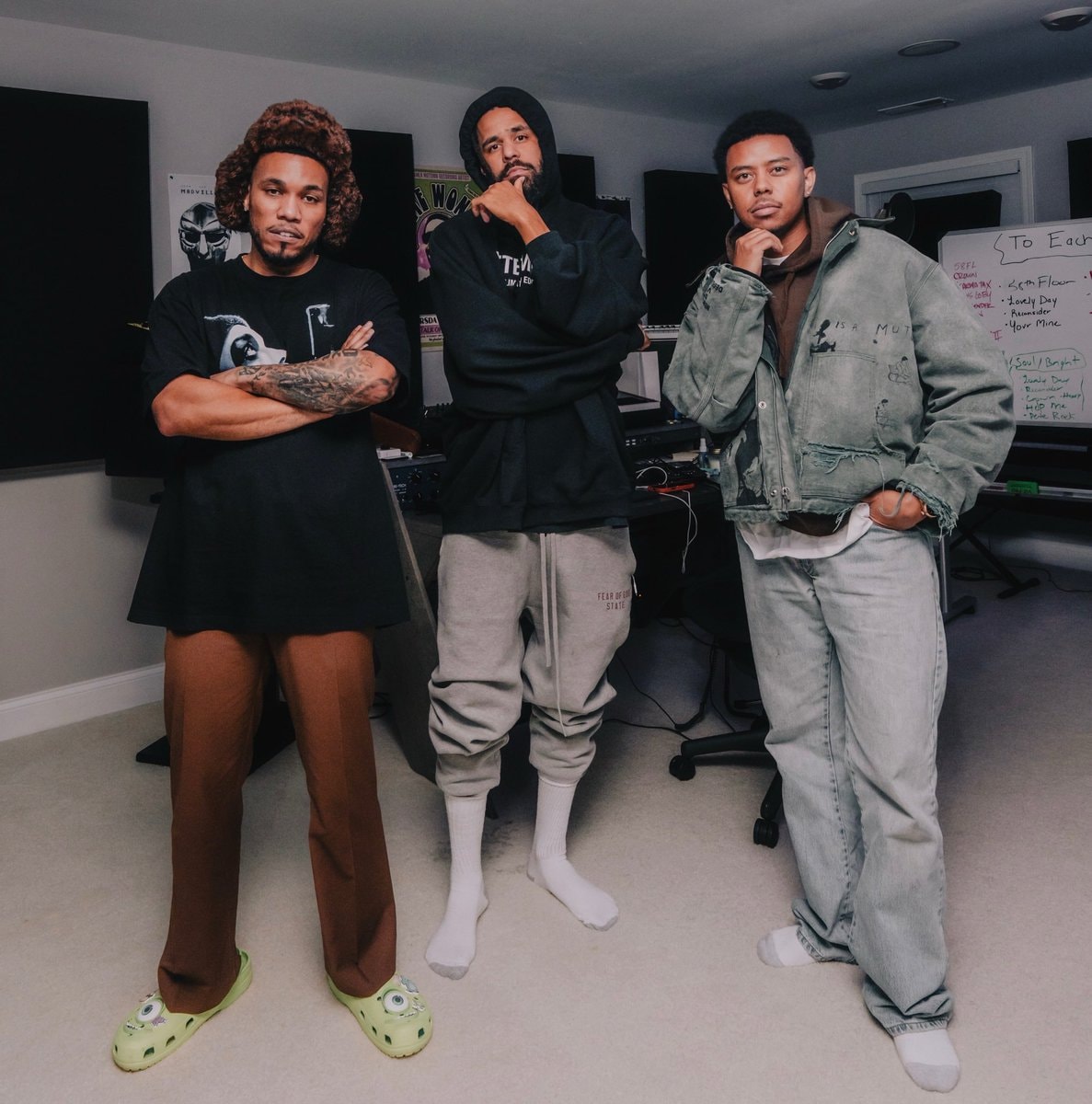 Anderson.Paak J. Cole Cordae studio