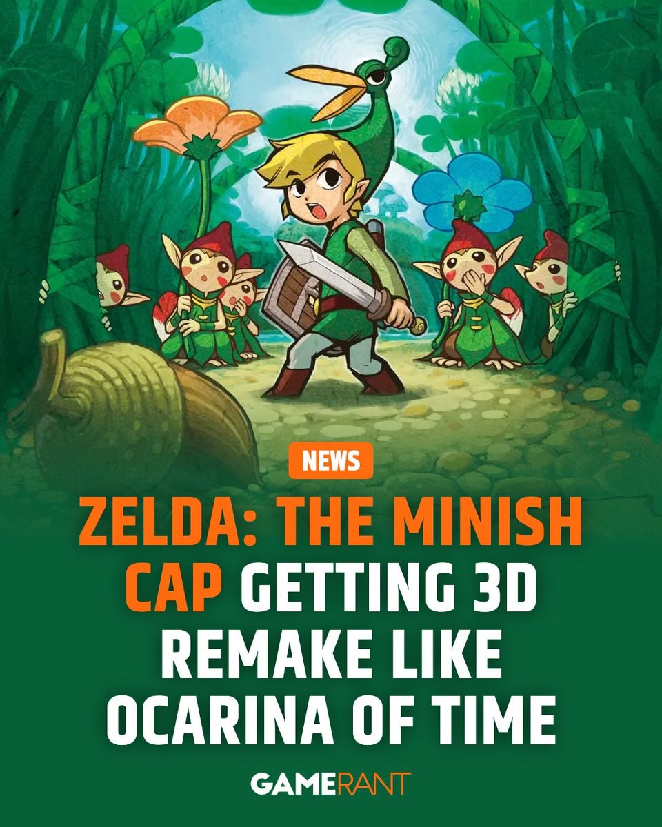 Zelda Minish Cap fan remake in Unreal Engine 5