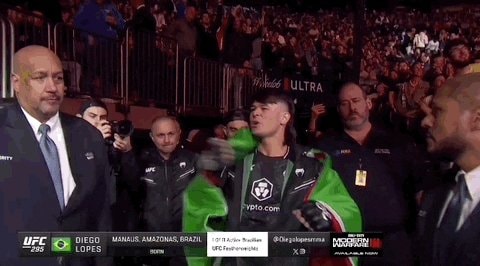 Diego Lopes fighter entrance