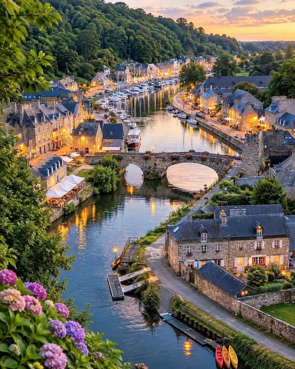 Brittany France village Brittany France village