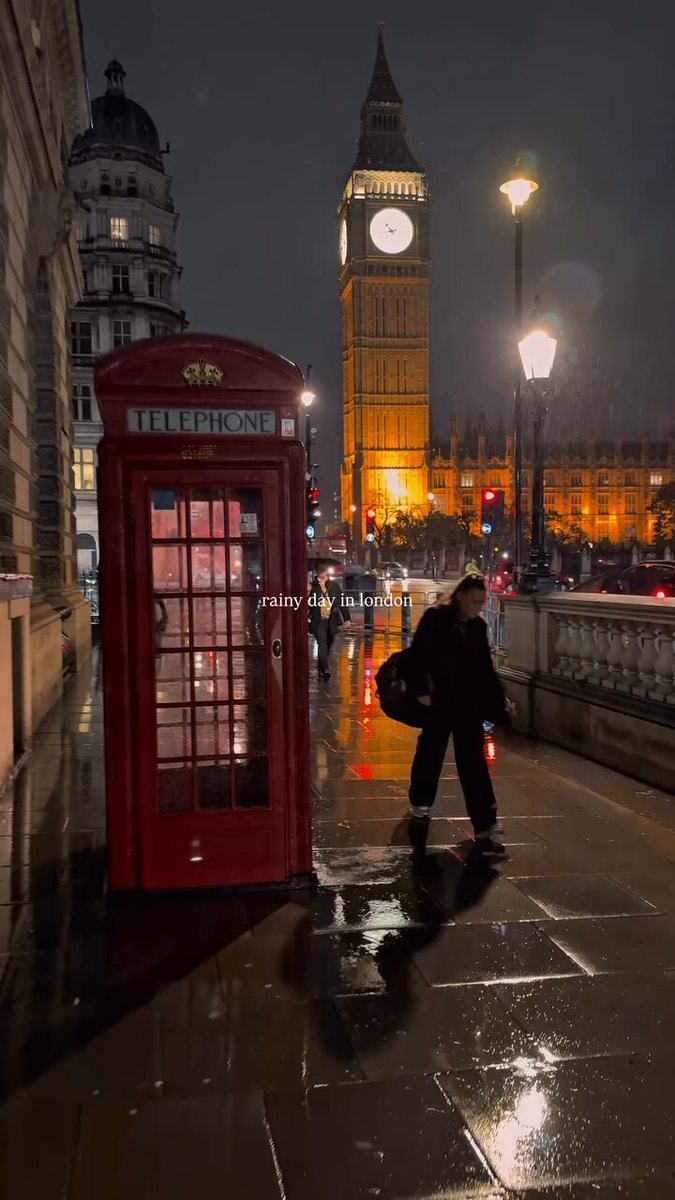 rainy day in London United Kingdom rainy day in London United Kingdom