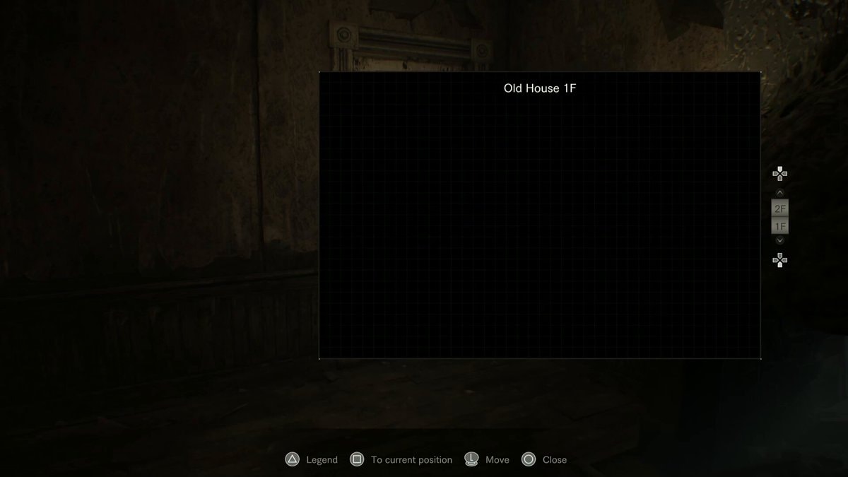 Old House 1F map