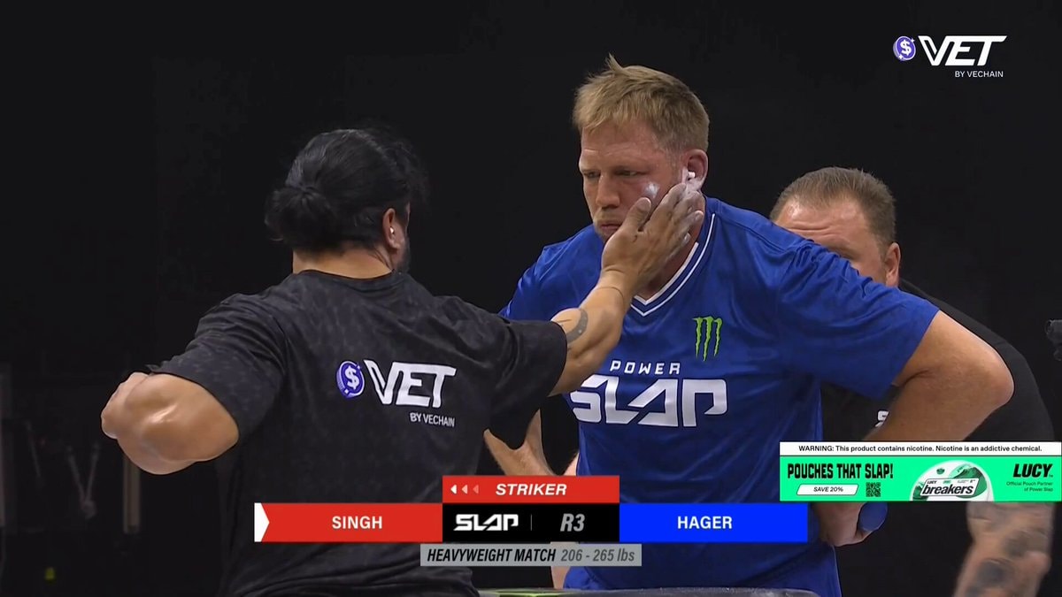 Mahabali Shera KO Jake Hager Power Slap 🔥