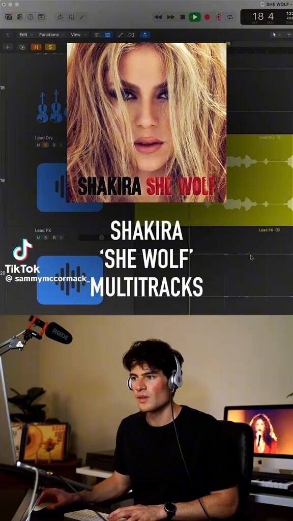 Shakira She Wolf album cover
