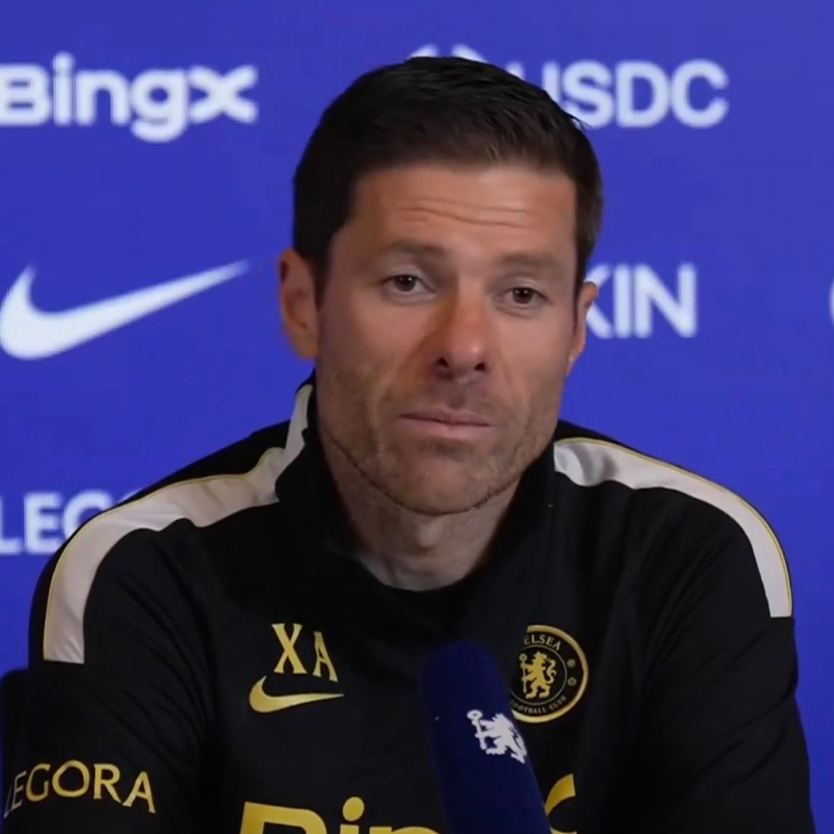 Xabi Alonso Chelsea press conference