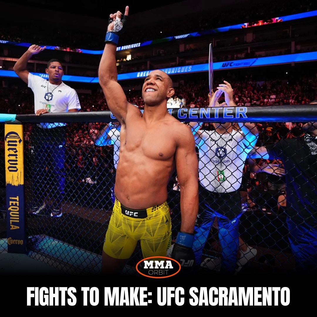 Gregory Rodriguez UFC Sacramento matchup question Gregory Rodriguez UFC Sacramento matchup question