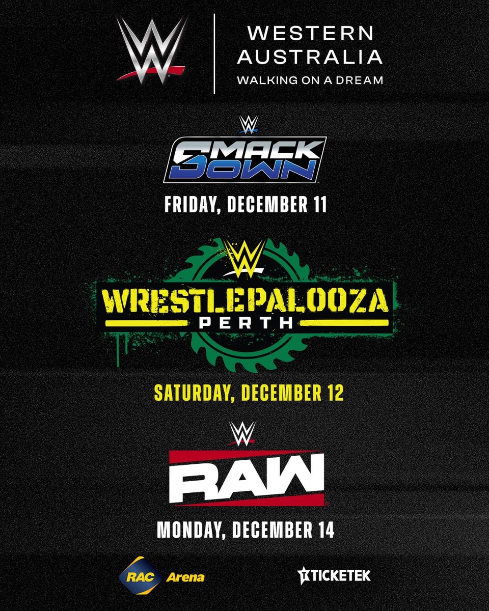 WWE Perth events December