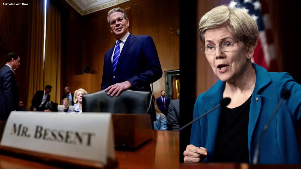 Scott Bessent responds to Elizabeth Warren