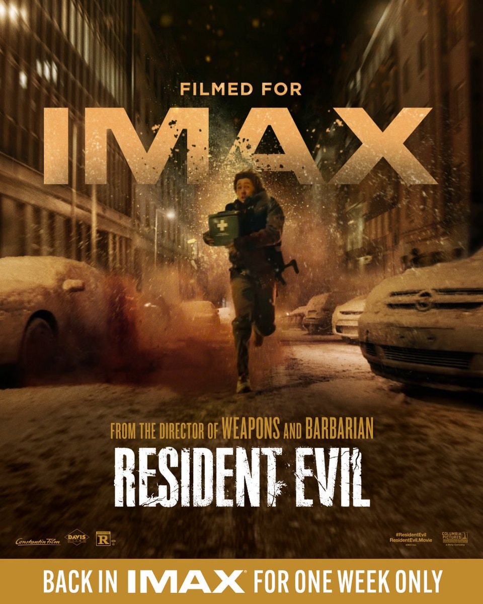 Resident Evil back in IMAX for one week Resident Evil back in IMAX for one week