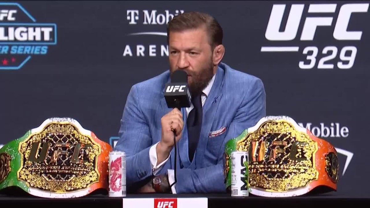 Conor McGregor UFC press conference