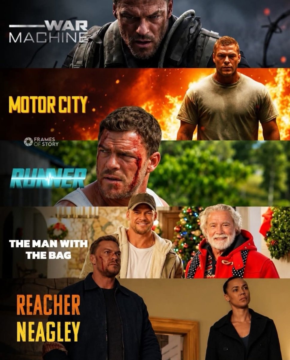 Alan Ritchson movie posters