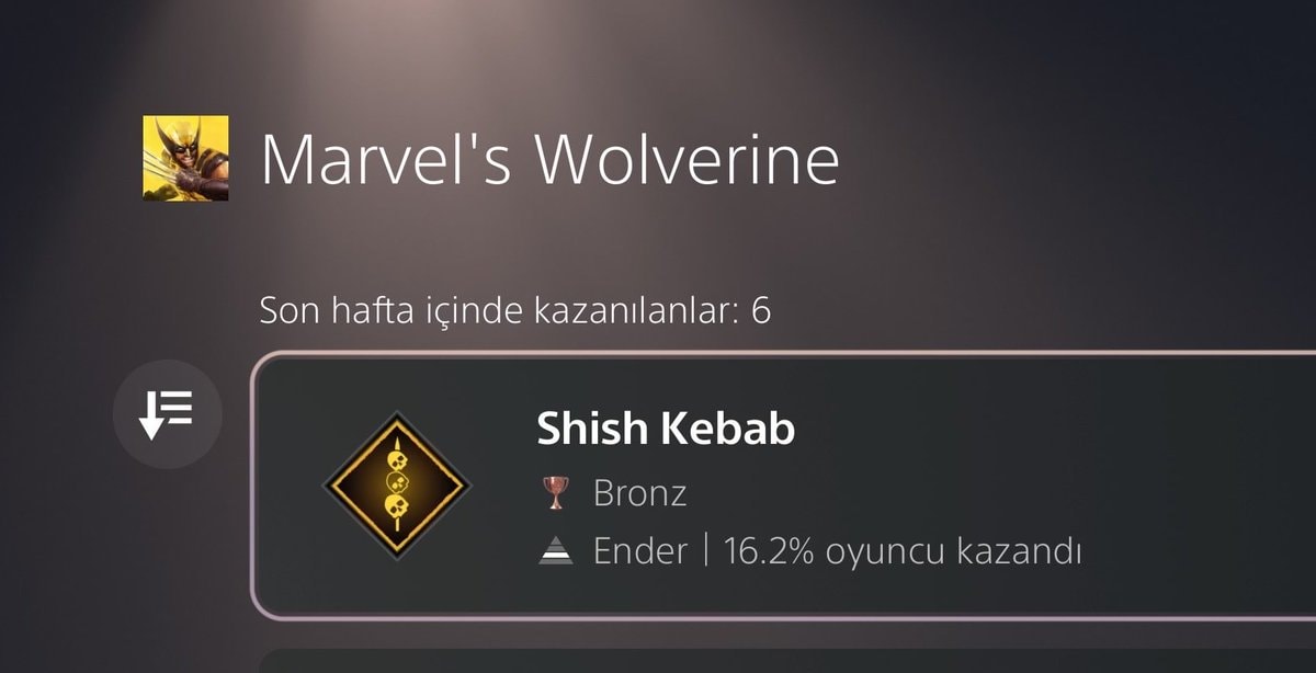 Marvel's Wolverine Shish Kebap trophy (photo 2 of 2)