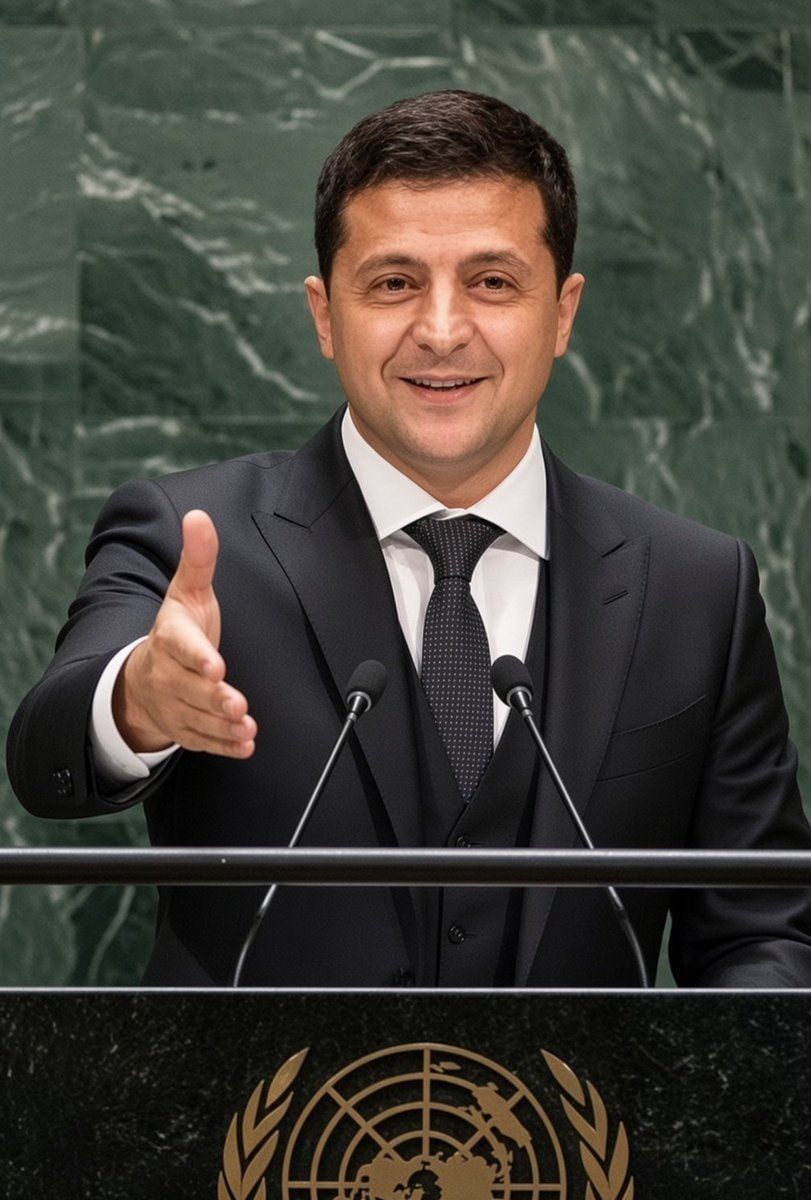Volodymyr Zelenskyy handshake poll