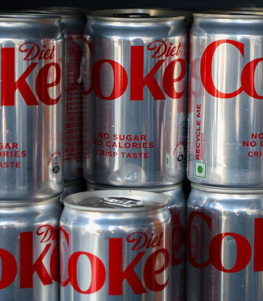 Diet Coke cans