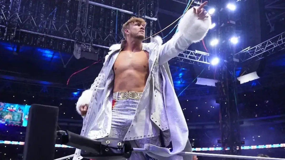 Will Ospreay AEW All In pose