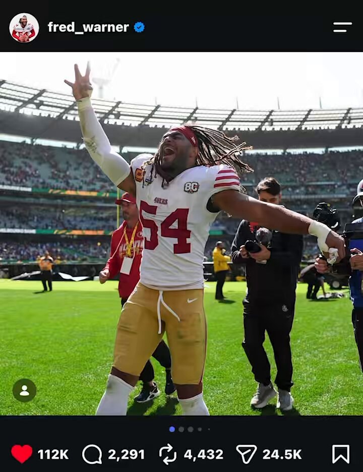 Fred Warner highlights Daejon Love