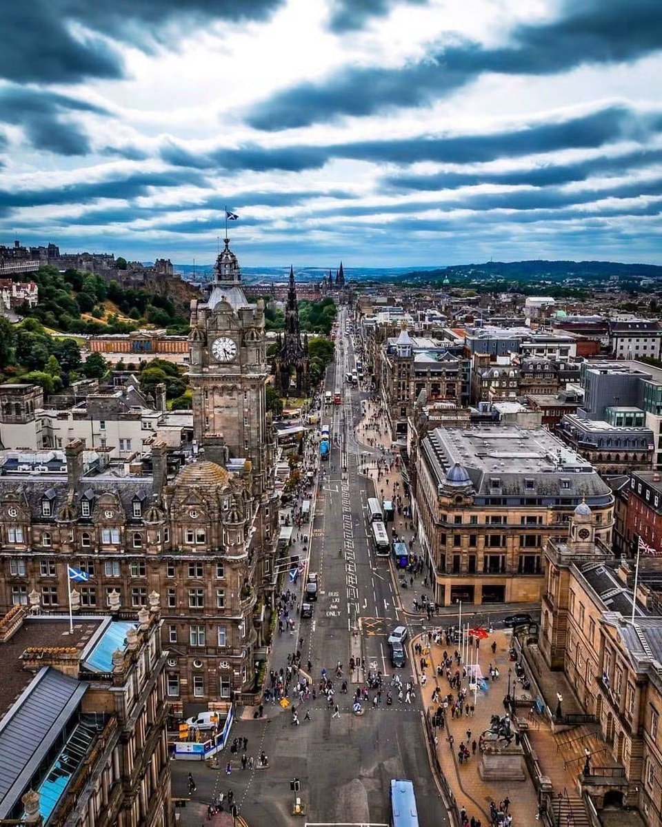 Edinburgh Scotland city street