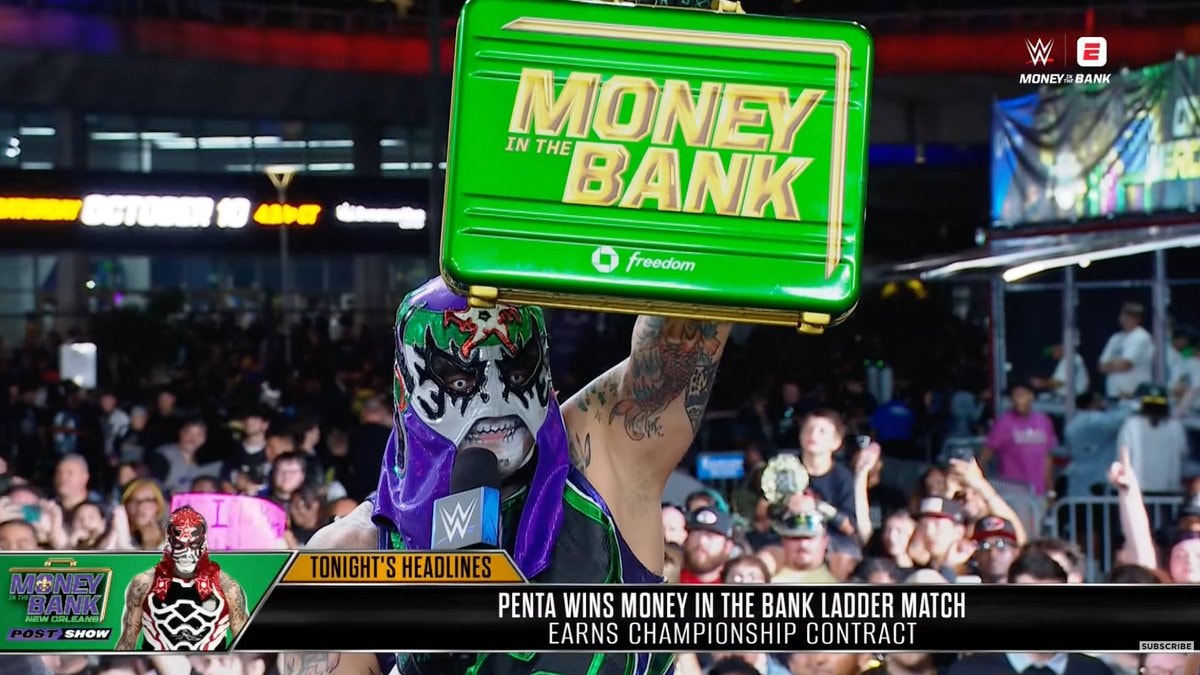 Penta wins Money in the Bank